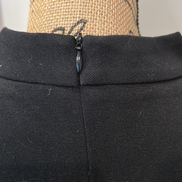 Homeyee black Bodycon dress with large accent bow size 12/2XL - Picture 6 of 8